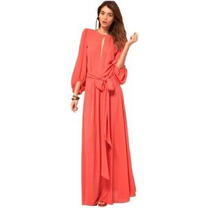 miss sixty  orange long sleeve maxi dress​